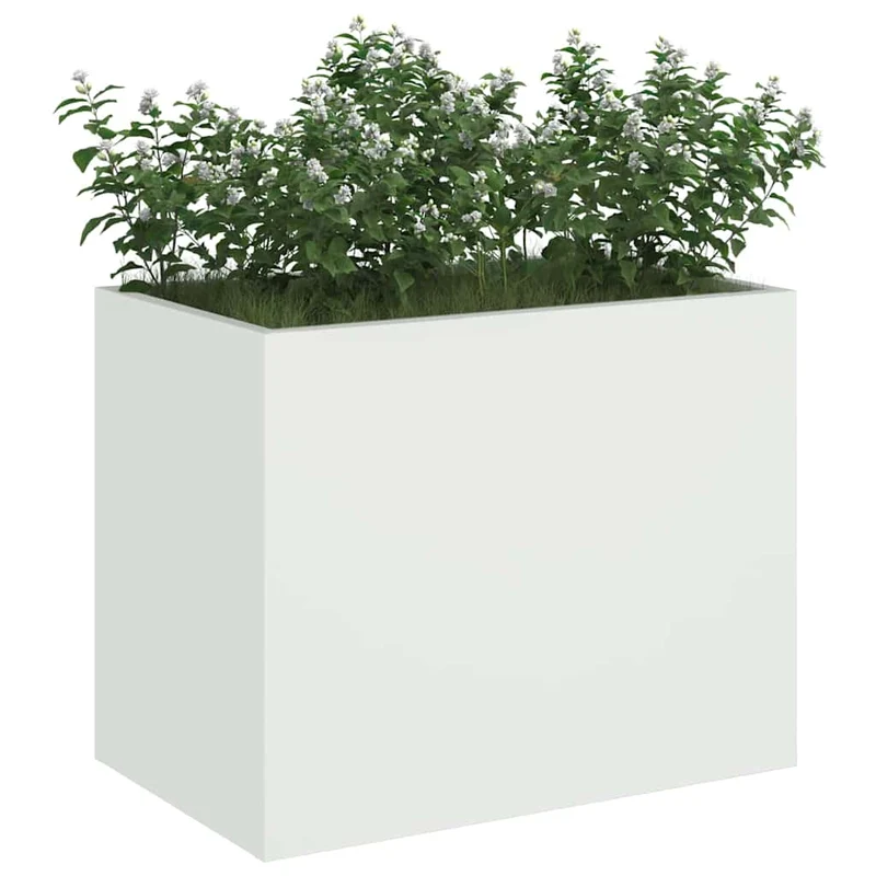 Macetero De Jardín 50 X 32 X 40 Cm Acero Laminado En Frío