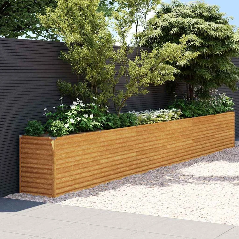 Jardinera Elevada 578x50x69 Cm Acero Corten