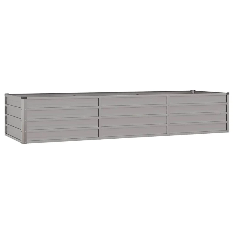 Arriate Oxidado De Acero Corten 240x80x45 Cm