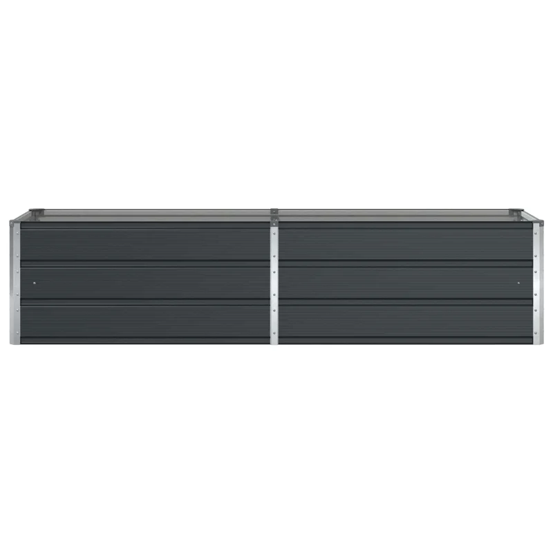Jardinera Antracita 195 X 50 X 45 Cm Acero Galvanizado