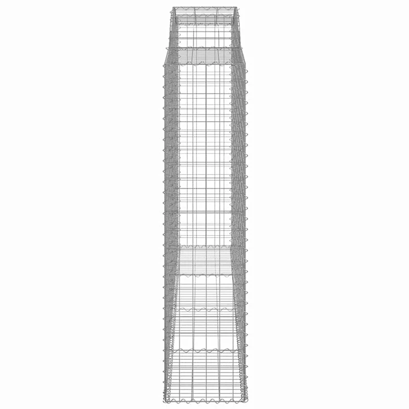 Cestas De Gaviones 12 Uds Forma De Arco Hierro 300x50x200/220cm
