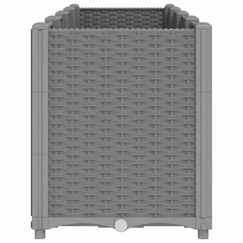 Jardinera Pp Gris Claro 160x40x53 Cm