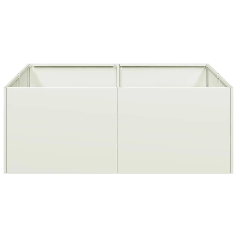 Jardinera Acero Blanco 80x80x30 Cm