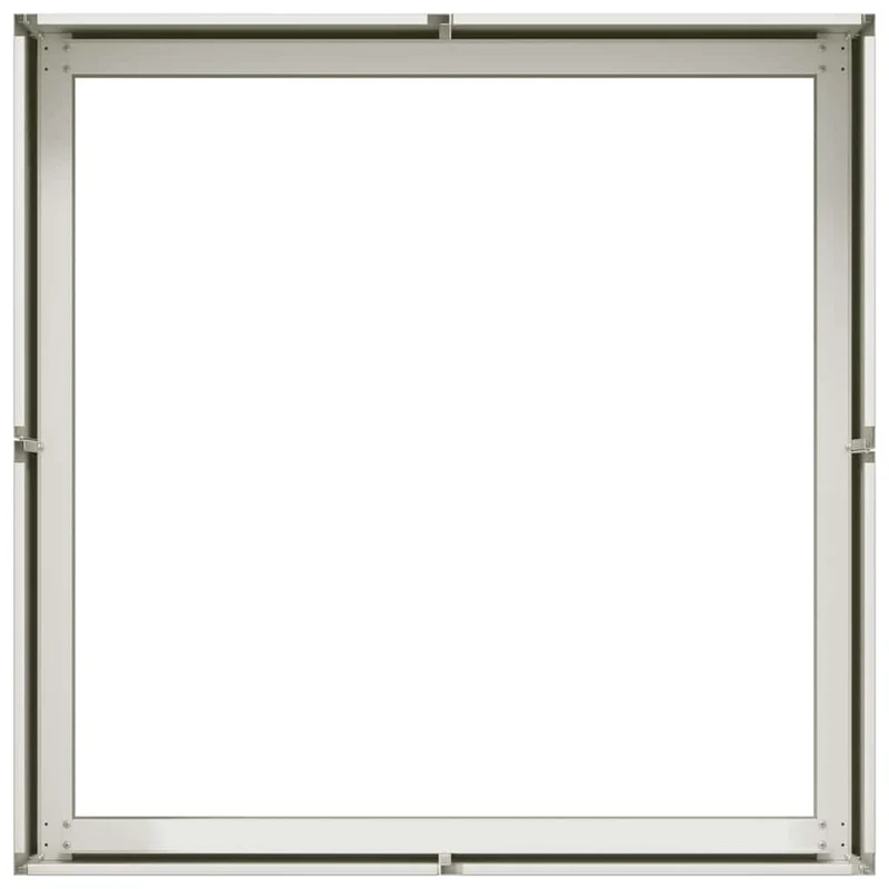 Jardinera Acero Blanco 80x80x30 Cm