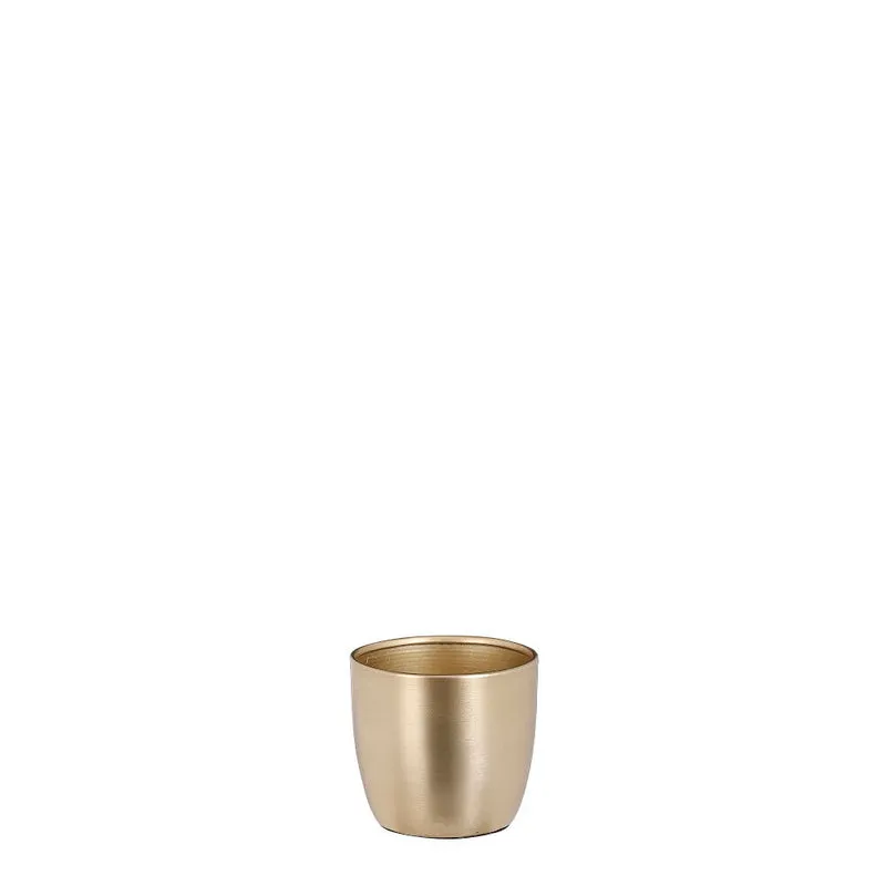 Macetero Metal Alano Oro 6.5x7cm