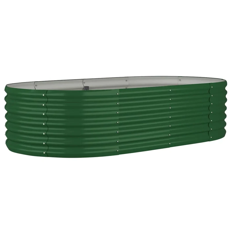 Jardinera Arriate Acero Galvanizado Verde 152x80x36 Cm