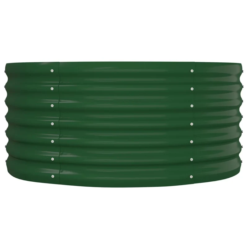 Jardinera Arriate Acero Galvanizado Verde 152x80x36 Cm