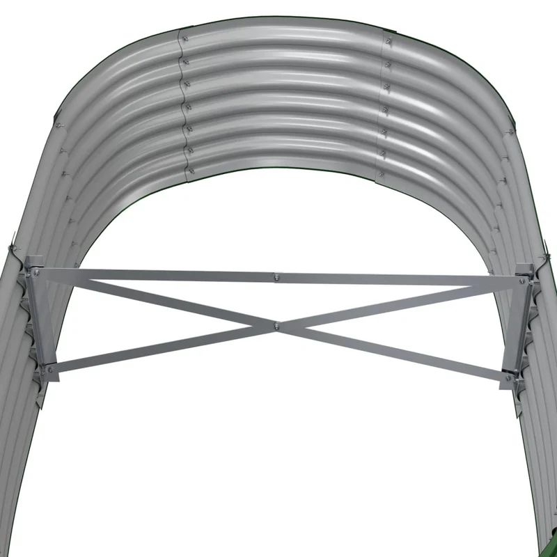 Jardinera Arriate Acero Galvanizado Verde 152x80x36 Cm