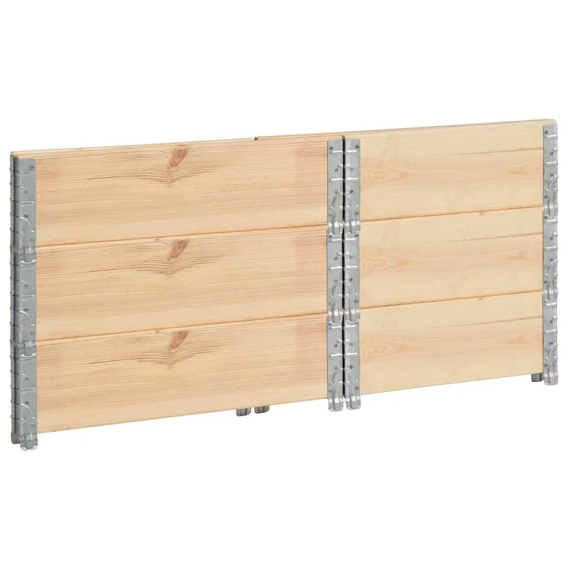 Arriates De Madera Maciza De Pino 3 Unidades 60x80 Cm