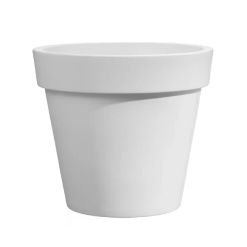 Veca Macetero Plástico Blanco Easy 25x22 Cm