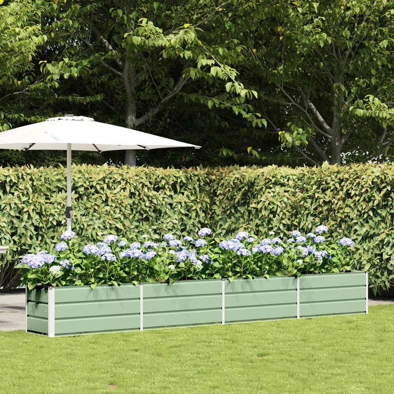 Jardinera Verde Pastel 385 X 50 X 45 Cm Acero Galvanizado