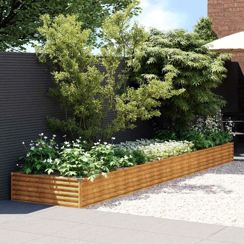 Jardinera Acero Corten 482x100x36 Cm