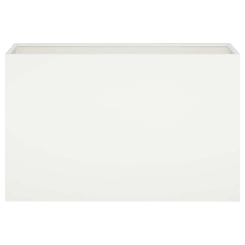 Macetero De Jardín Blanco 80 X 30 X 40 Cm
