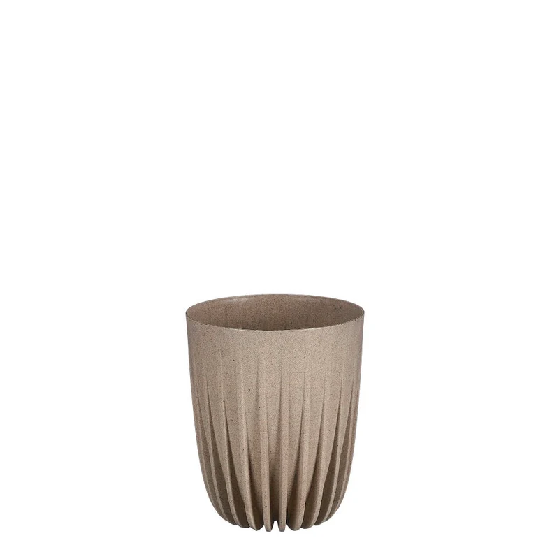Macetero Taupe Plástico Reciclado 14cm