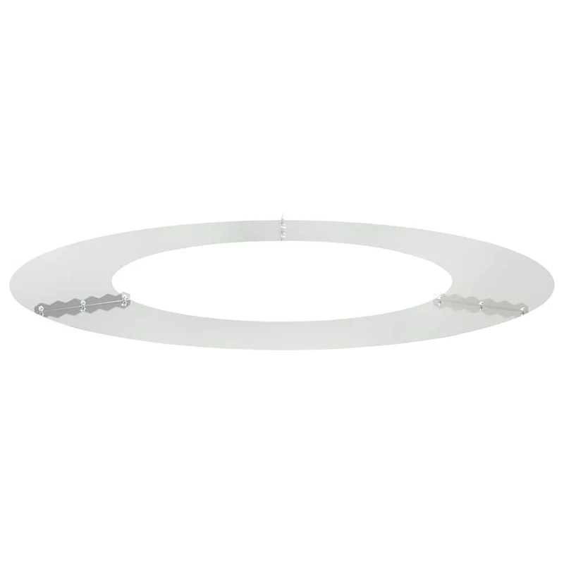 Adecuado Para Anillos De Árbol Plano 5 Uds. Plateado Ø50/80 Cm