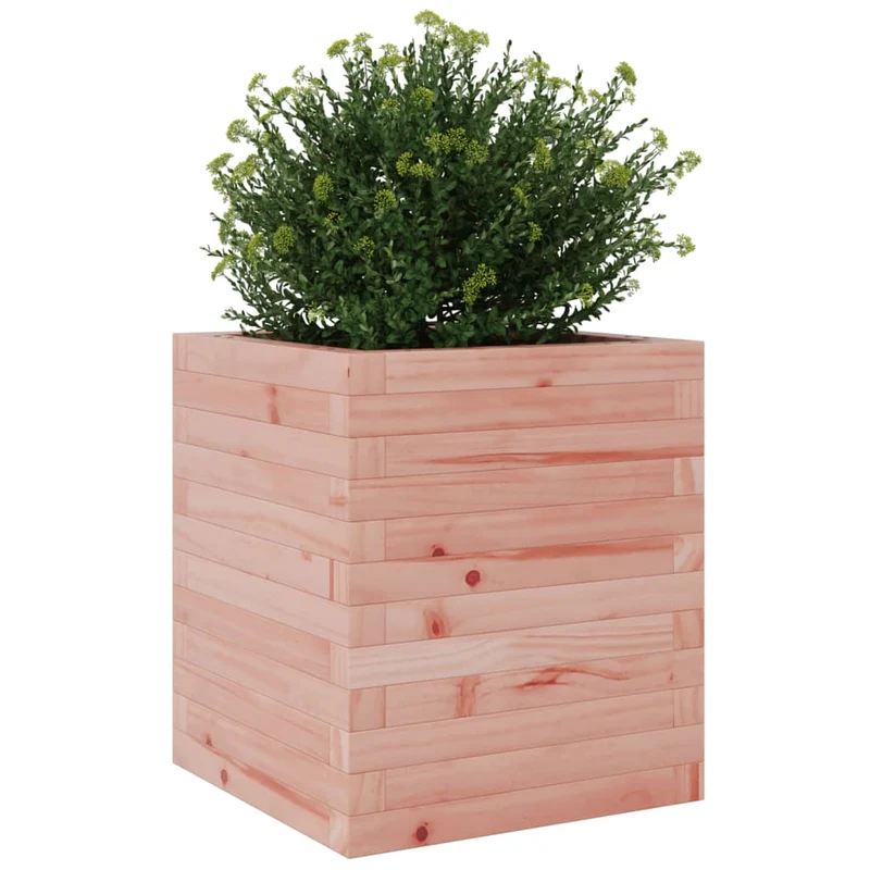 Jardinera De Madera Maciza Douglas 40x40x46 Cm