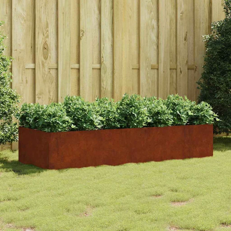 Jardinera Acero Corten 200x80x40 Cm