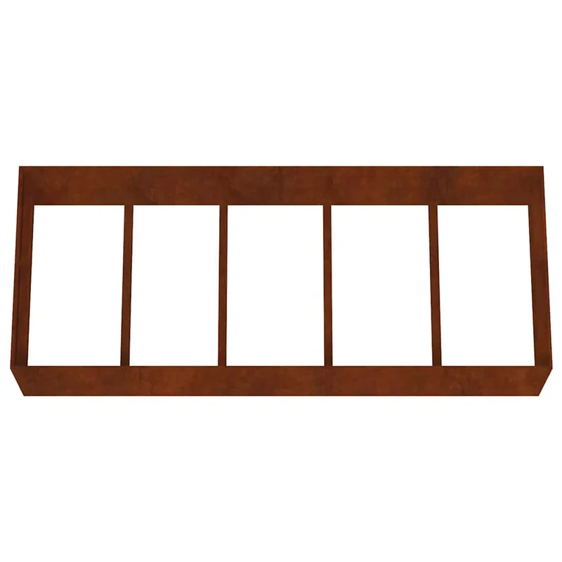 Jardinera Acero Corten 200x80x40 Cm