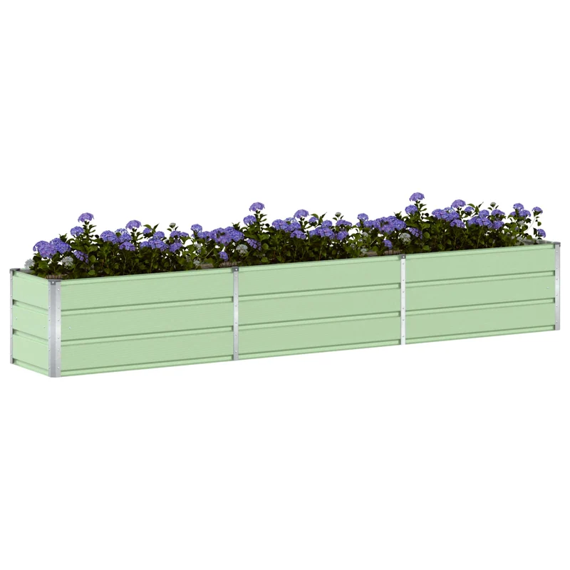 Jardinera Verde Pastel 290 X 50 X 45 Cm Acero Galvanizado
