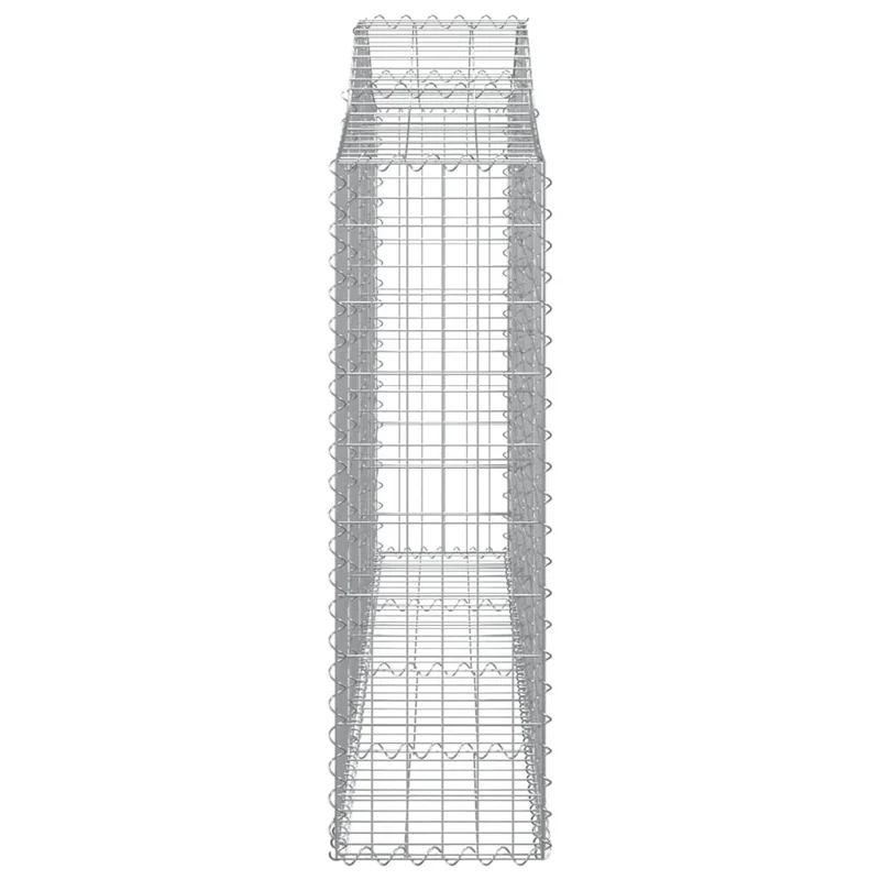 Cestas Gaviones 20 Uds Forma De Arco Hierro 200x30x100/120 Cm