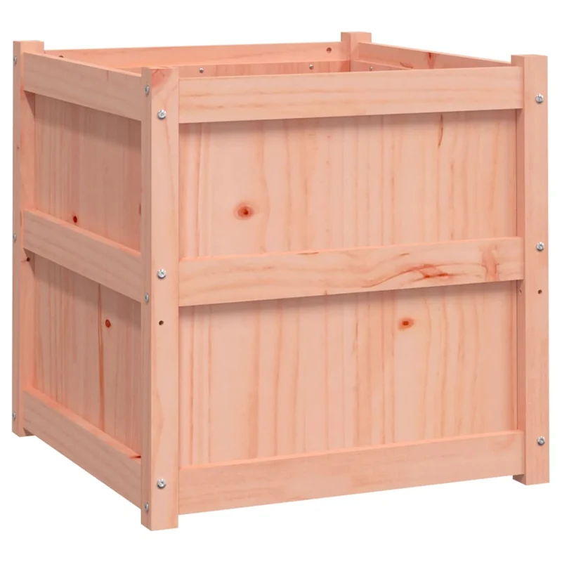 Jardinera Madera Maciza De Abeto Douglas 60x60x60 Cm