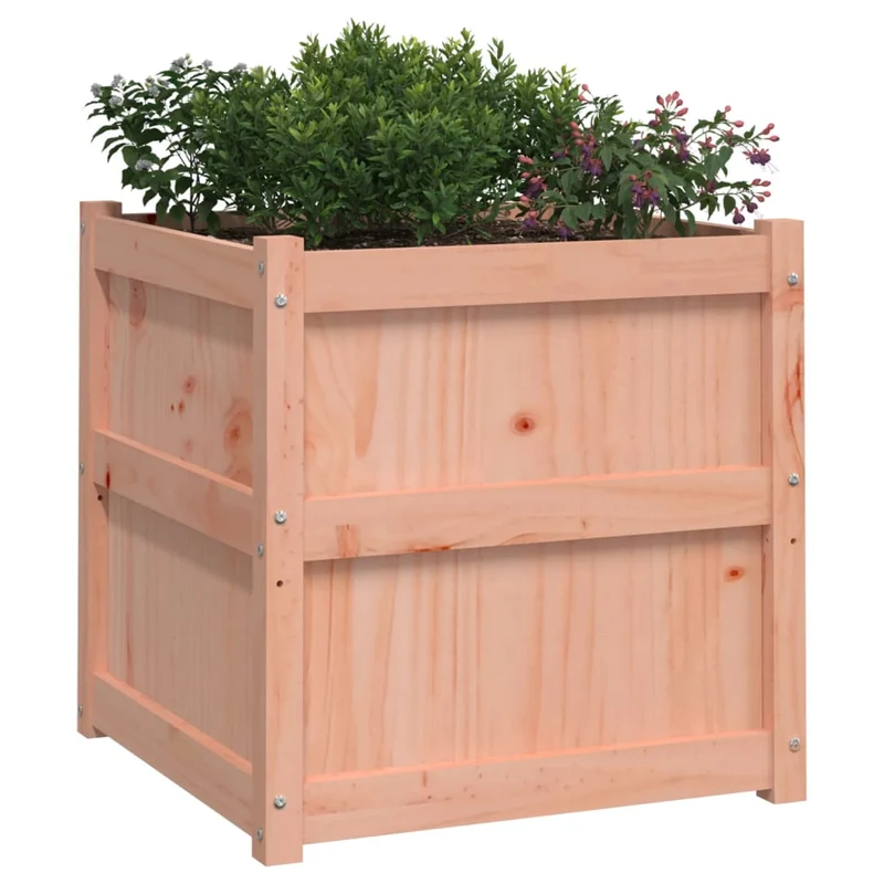 Jardinera Madera Maciza De Abeto Douglas 60x60x60 Cm