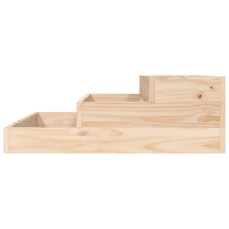 Jardinera De Madera Maciza De Pino 78x78x27 Cm