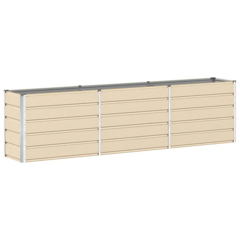 Jardinera Marfil 290 X 50 X 75 Cm Acero Galvanizado