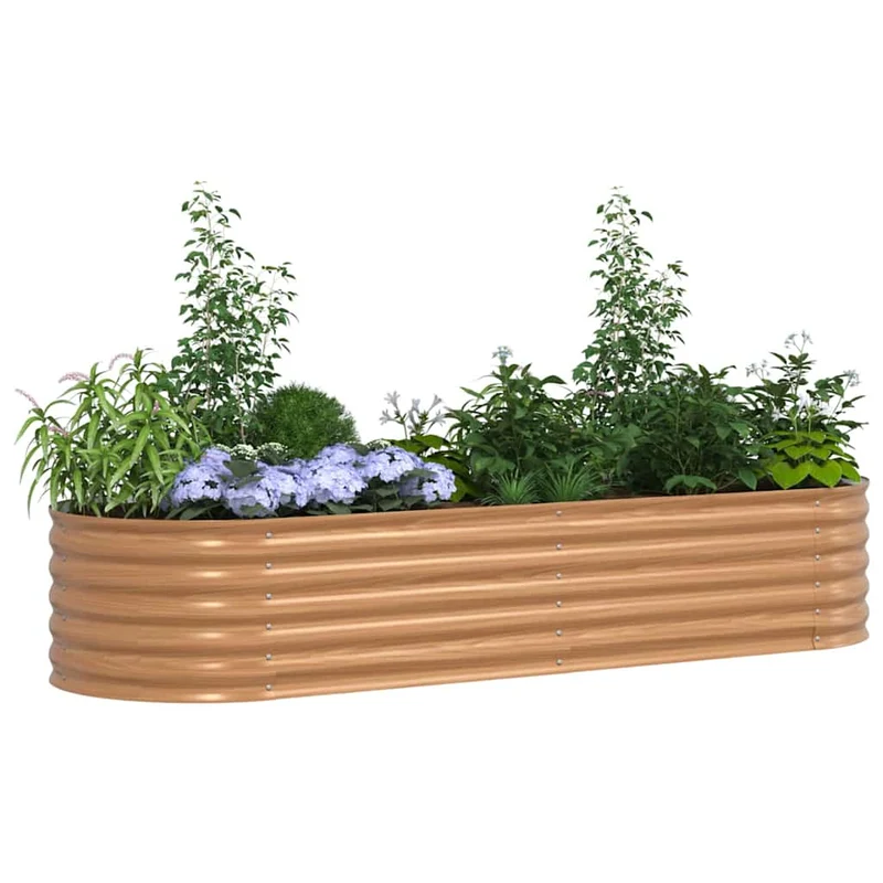 Cama Elevada Marrón 240 X 80 X 44 Cm Acero