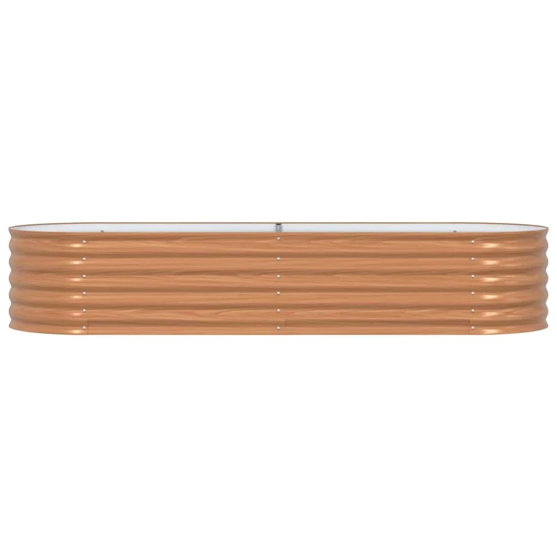 Cama Elevada Marrón 240 X 80 X 44 Cm Acero
