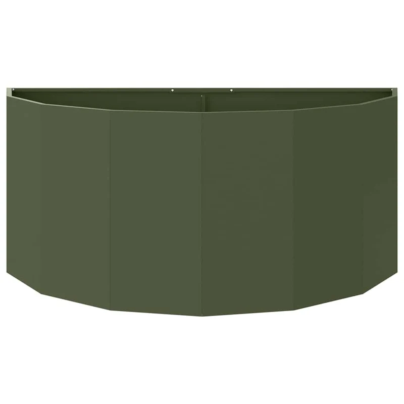 Jardinera Verde Oliva 120 X 60 X 50 Cm Acero