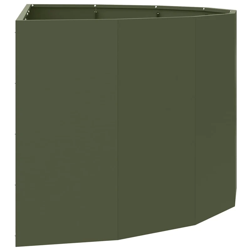 Jardinera Verde Oliva 120 X 60 X 50 Cm Acero