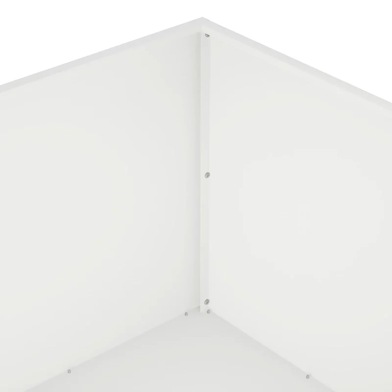 Macetero De Jardín 2 Uds. Blanco 80 X 80 X 40 Cm