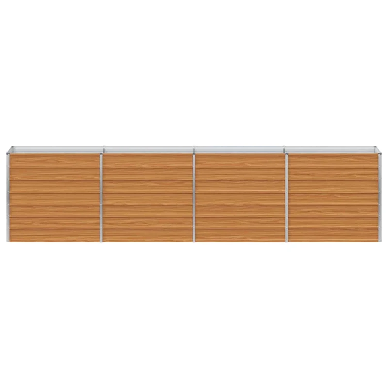 Arriate Elevado Marrón Claro 320 X 40 X 77 Cm Acero Galvanizado