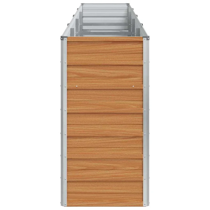 Arriate Elevado Marrón Claro 320 X 40 X 77 Cm Acero Galvanizado