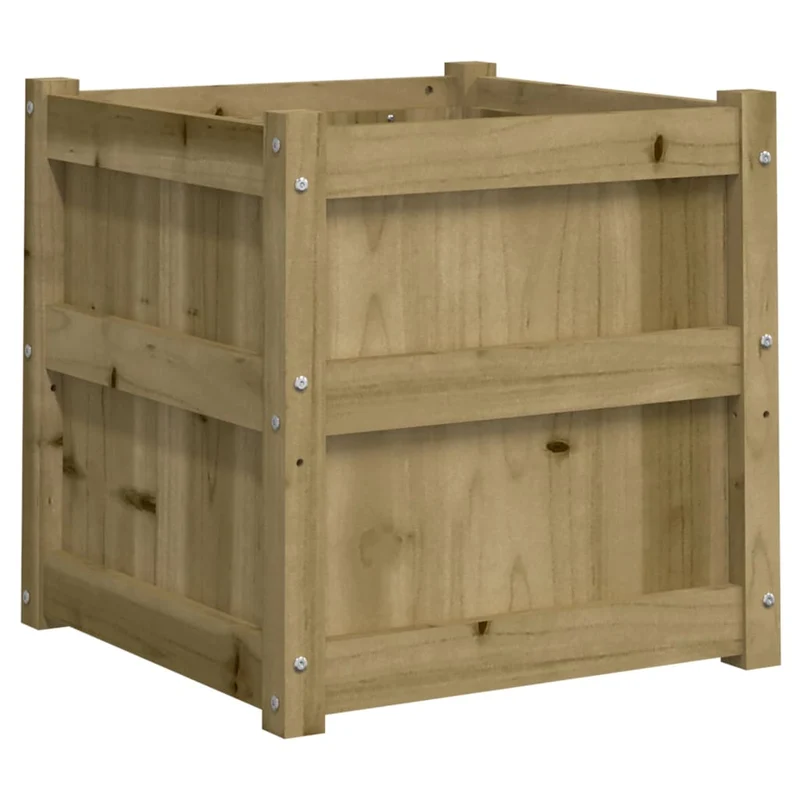 Jardineras De Exterior 2 Unidades Madera Impregnada De Pino