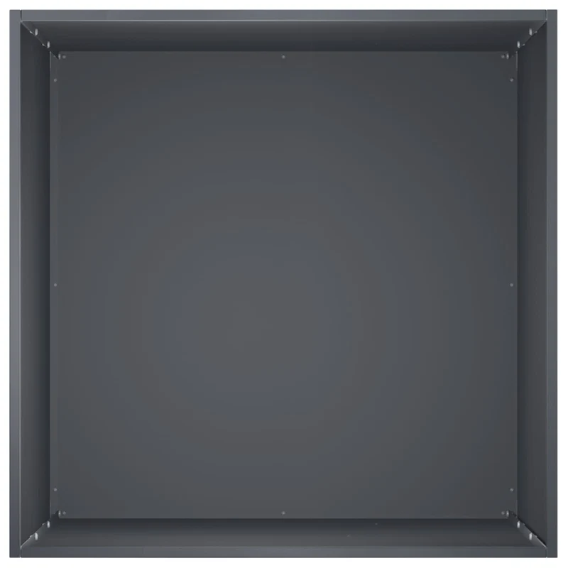 Macetero De Jardín Gris Antracita 40 X 40 X 75 Cm