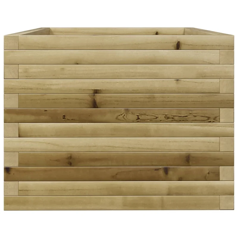 Jardinera De Madera De Pino Impregnada 90x60x45,5 Cm