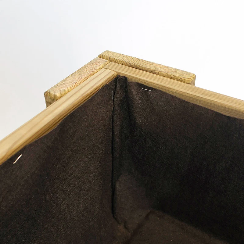 Mesa De Cultivo Elevada De Madera Tratada 120x80x40 Cm Gardenbrico L40 Hortalia