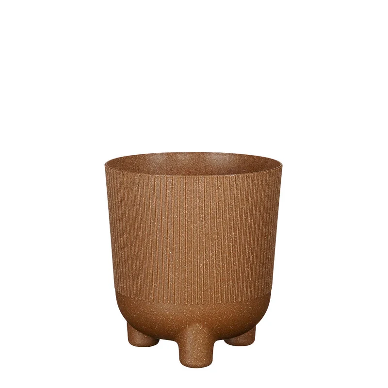 Macetero Marrón Plástico Reciclado 16cm