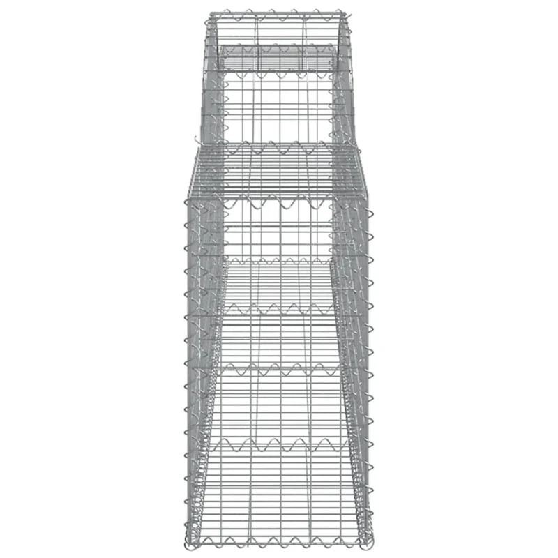 Cestas De Gaviones 20 Uds Forma De Arco Hierro 300x30x60/80 Cm