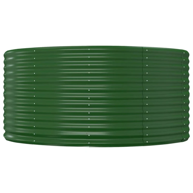 Arriate De Jardín Verde 140x140x68 Cm Acero Galvanizado