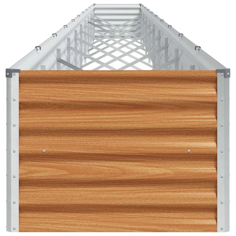 Arriate Elevado Marrón Claro 970 X 50 X 36 Cm Acero Galvanizado