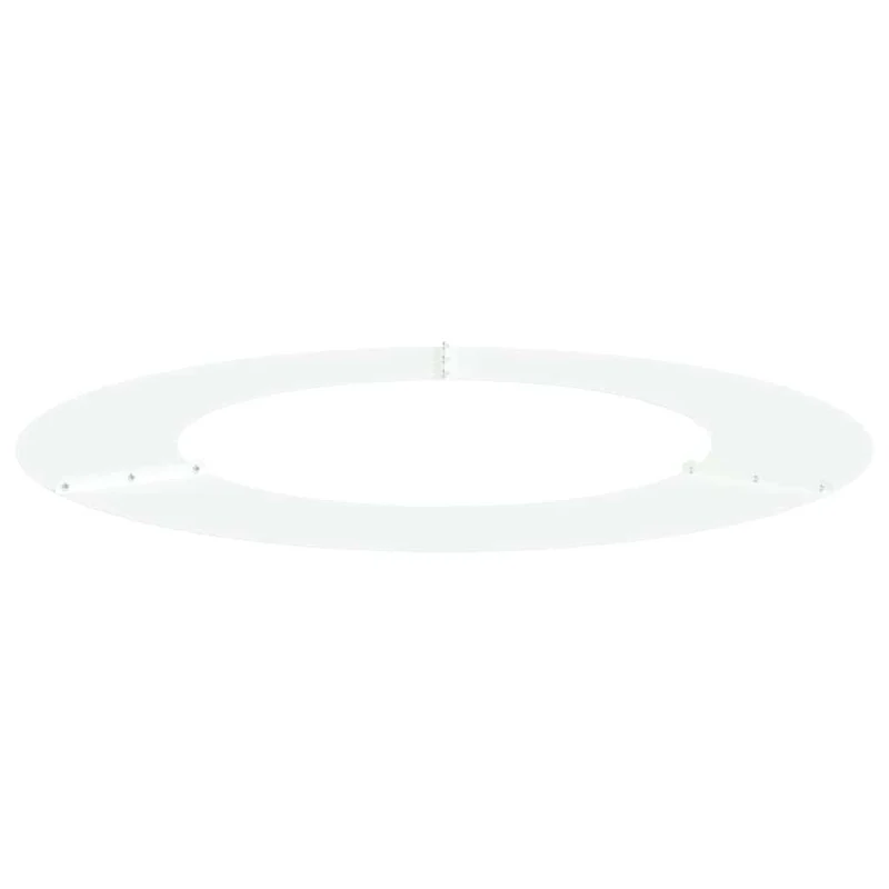 Adecuado Para Anillos De Árbol Plano 5 Uds. Ø50/80 Cm Acero