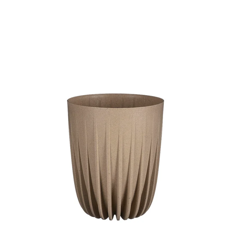 Macetero Taupe Plástico Reciclado 19cm