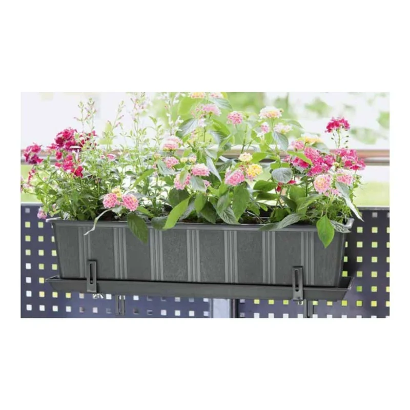 Plato Para Maceta Rectangular, 50 Cm, Antracita