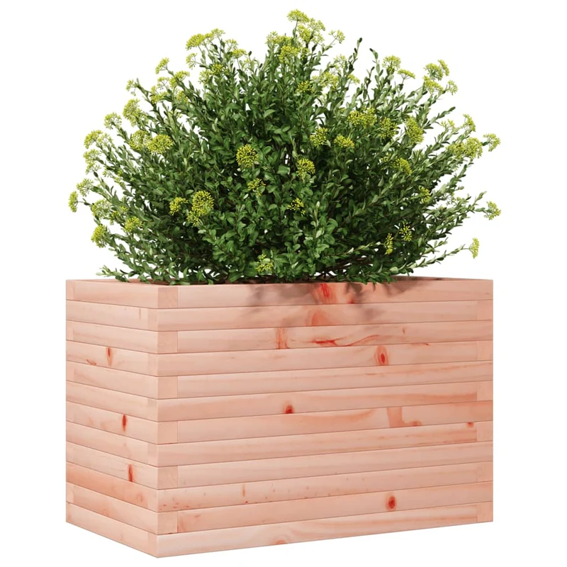Jardinera Madera Maciza De Abeto Douglas 70x40x45,5 Cm