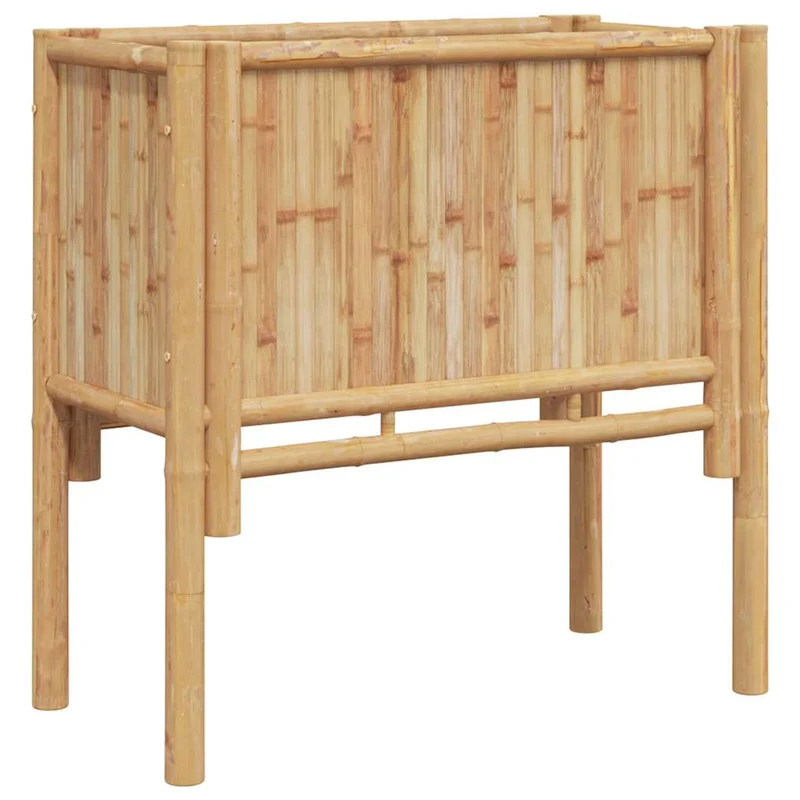 Cama Elevada Marrón 70 X 35 X 70 Cm Bambú