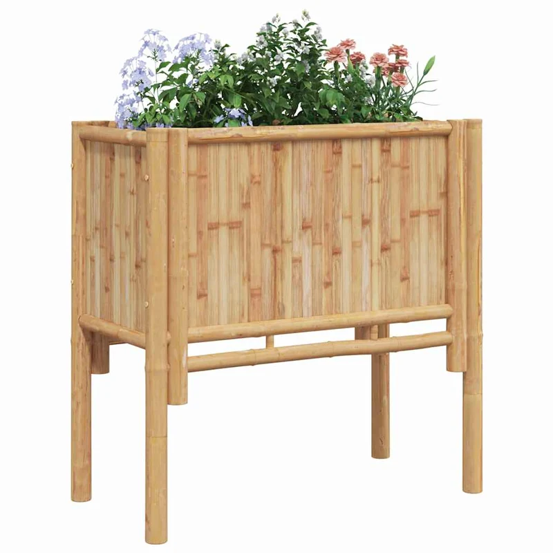 Cama Elevada Marrón 70 X 35 X 70 Cm Bambú