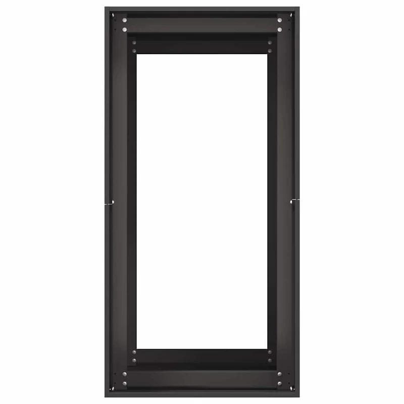 Jardinera Acero Negro 40x80x80 Cm
